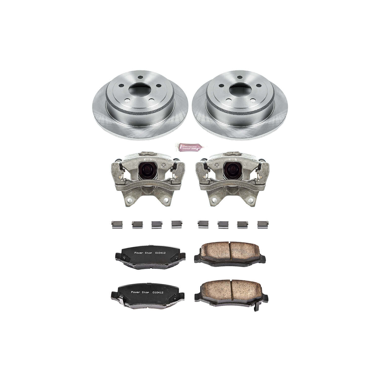 Power Stop KCOE3090 Autospecialty 1-Click Daily Driver Rear Brake Kit for 2007-2018 Jeep Wrangler product image