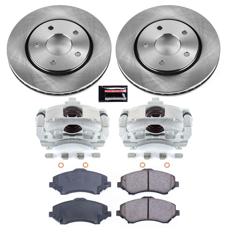 Power Stop KCOE3118A Autospecialty 1-Click OE Replacement Pad And Rotor Kit With Calipers for 2009-2013 Dodge Journey product image