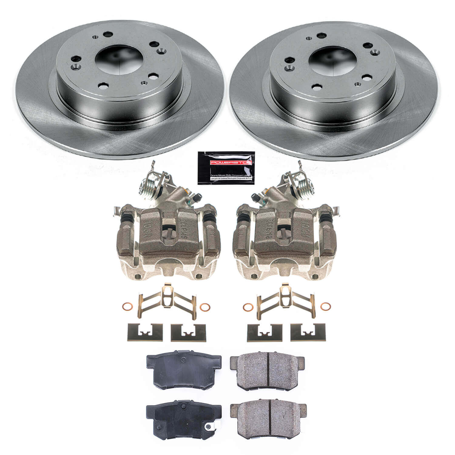 Power Stop KCOE3128 Autospecialty 1-Click OE Replacement Pad And Rotor Kit With Calipers for 2005 Honda Accord Sedan (4 Door) product image