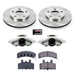Power Stop KCOE3132 Autospecialty 1-Click OE Replacement Front Brake Kit With Calipers for 1990-1991 Cadillac Commercial Chassis product image