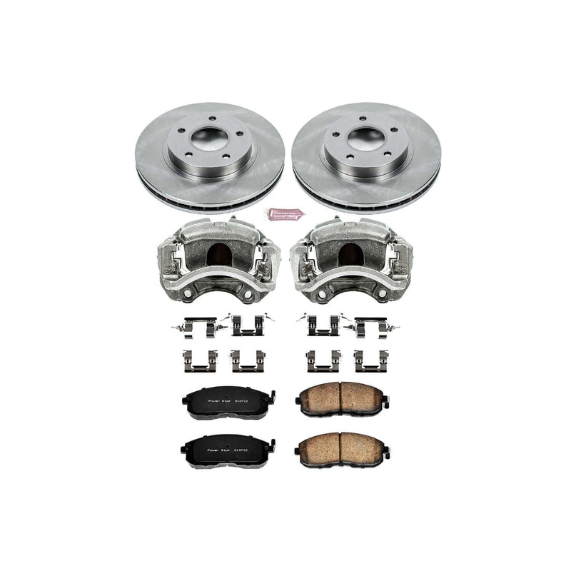 Power Stop KCOE3137 Autospecialty 1-Click Daily Driver Front Brake Kit for 2000-2001 Nissan Maxima product image