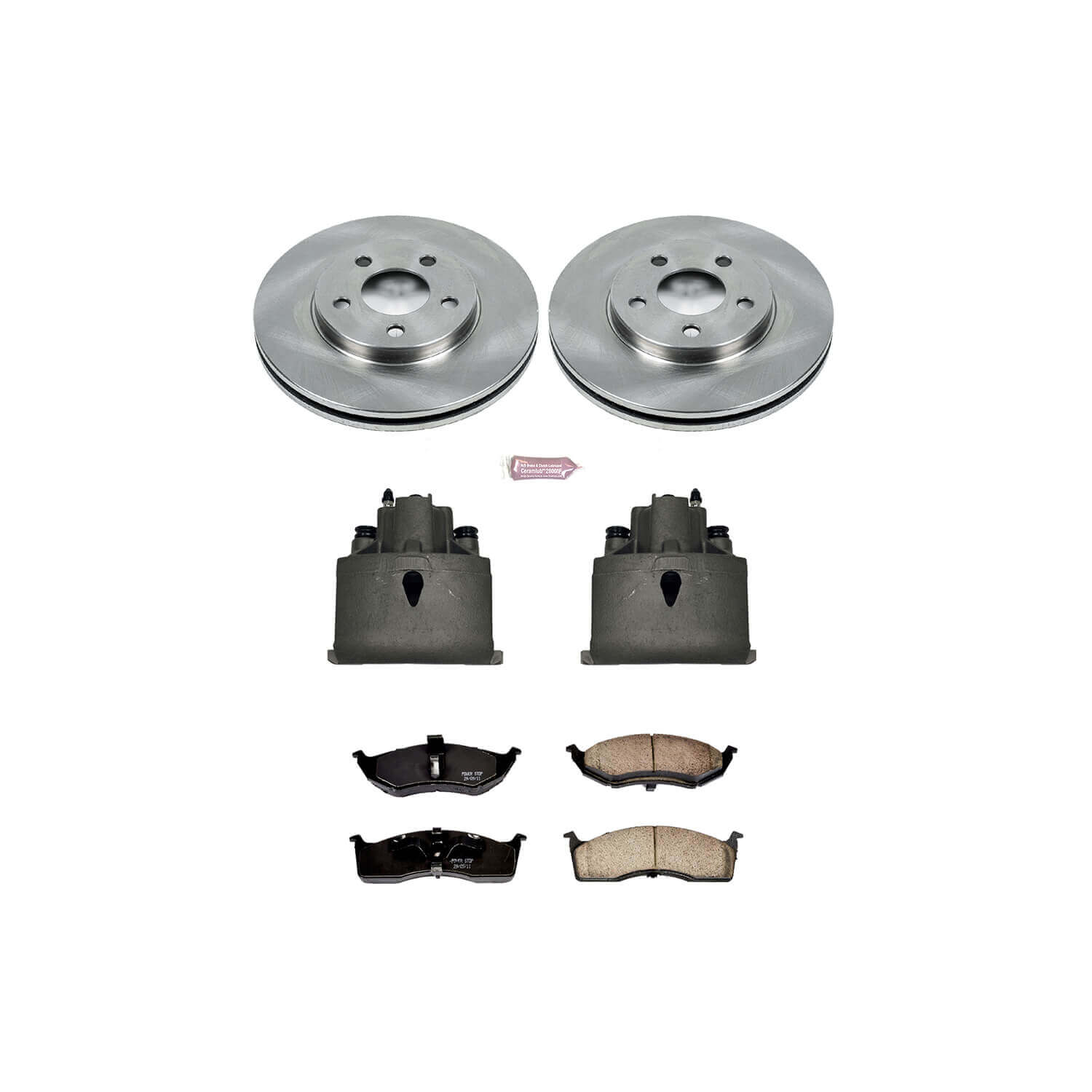 Power Stop KCOE3143 Autospecialty 1-Click Daily Driver Front Brake Kit for 2000-2002 Dodge Neon product image