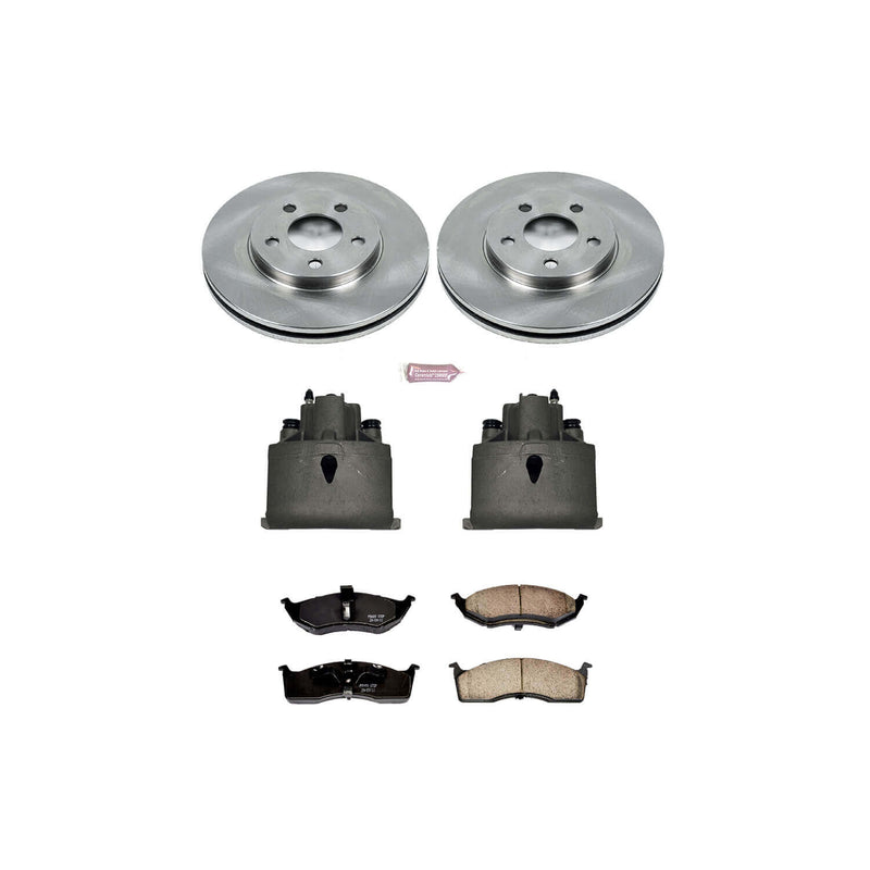 Power Stop KCOE3143 Autospecialty 1-Click Daily Driver Front Brake Kit for 2000-2002 Dodge Neon product image