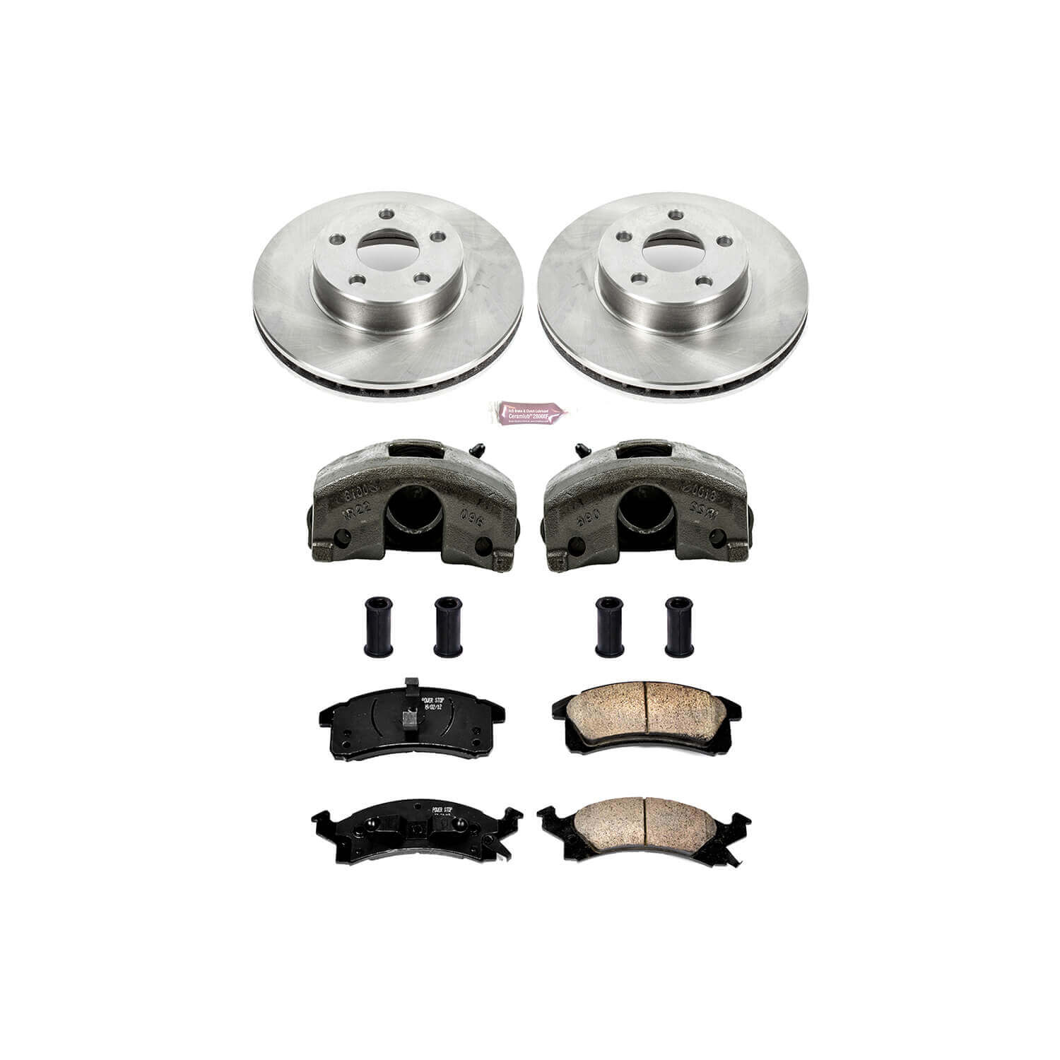 Power Stop KCOE3156 Autospecialty 1-Click Daily Driver Front Brake Kit for 1990-1998 Buick Skylark product image