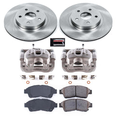 Power Stop KCOE3163 Autospecialty 1-Click OE Replacement Pad And Rotor Kit With Calipers for 1996-2003 Toyota RAV4 product image