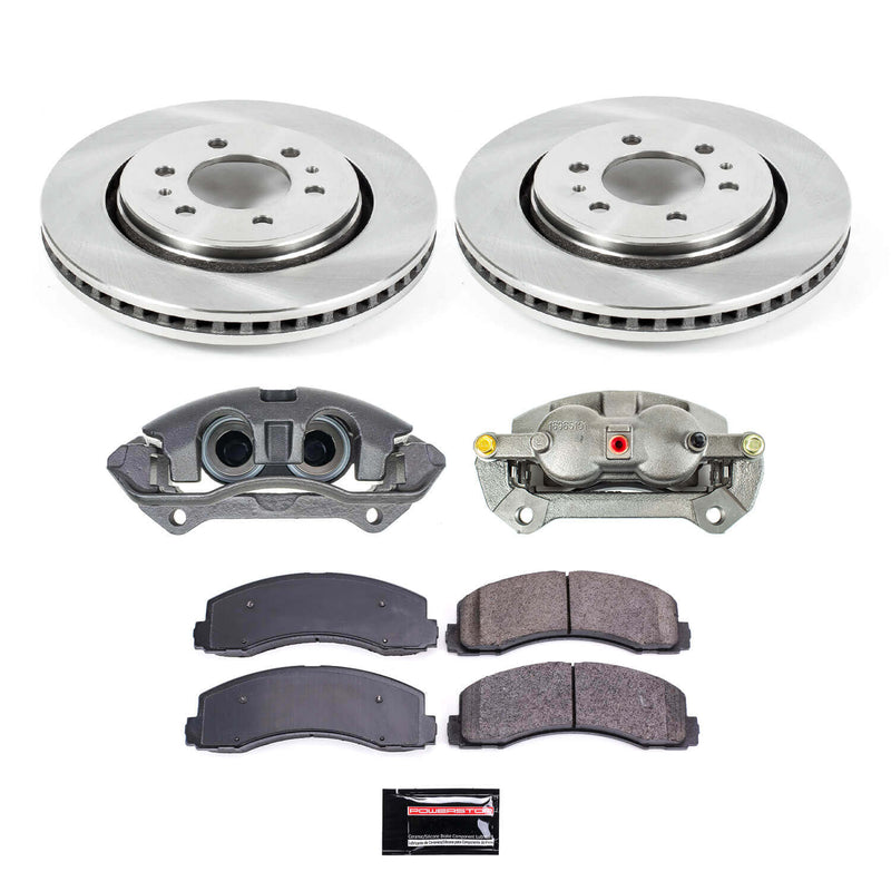 Power Stop KCOE3167 Autospecialty 1-Click Daily Driver Front Brake Kit for 2010-2021 Ford Expedition product image