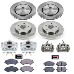Power Stop KCOE4015A Autospecialty 1-Click OE Replacement Pad And Rotor Kit With Calipers for 2009-2012 Dodge Journey product image