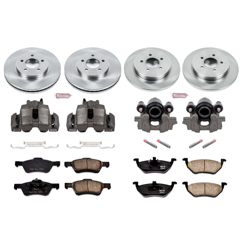 Power Stop KCOE4024 Autospecialty 1-Click Daily Driver Front And Rear Brake Kit for 2005-2006 Ford Escape Rear Disc product image