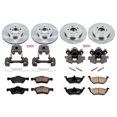 Power Stop KCOE4024A Autospecialty 1-Click Daily Driver Front And Rear Brake Kit for 2007 Ford Escape Rear Disc product image