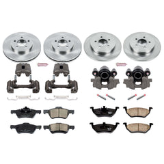 Power Stop KCOE4025 Autospecialty 1-Click Daily Driver Front And Rear Brake Kit for 2008 Ford Escape Rear Disc product image