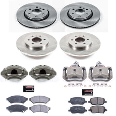 Power Stop KCOE4049 Autospecialty 1-Click OE Replacement Front And Rear Brake Kit With Calipers for 2006 Buick Terraza All Wheel Drive, Front Wheel Drive product image