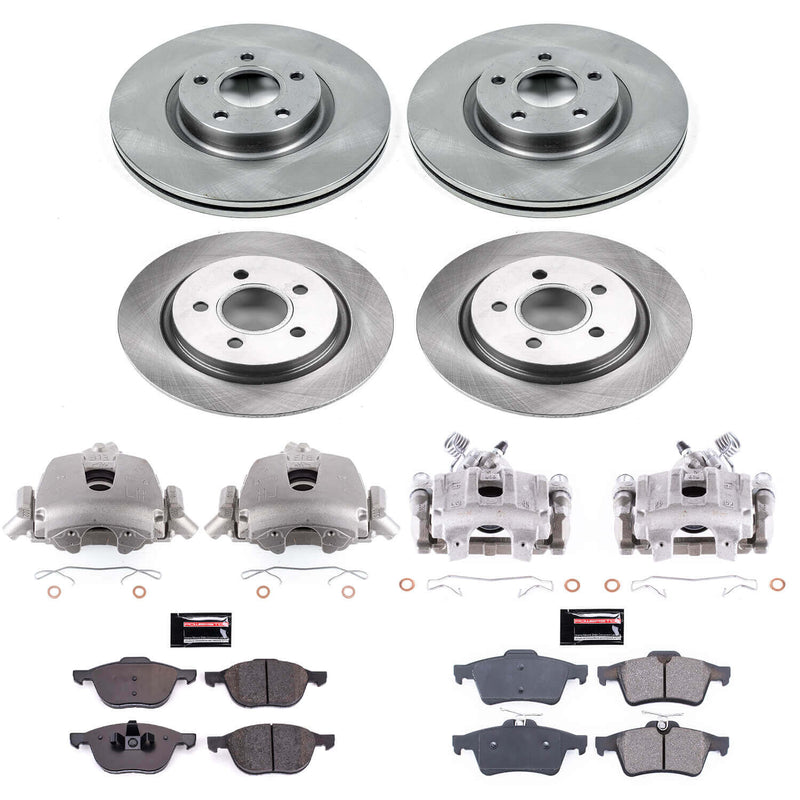 Power Stop KCOE4051A Autospecialty 1-Click OE Replacement Pad And Rotor Kit With Calipers for 2006-2013 Volvo C70 product image