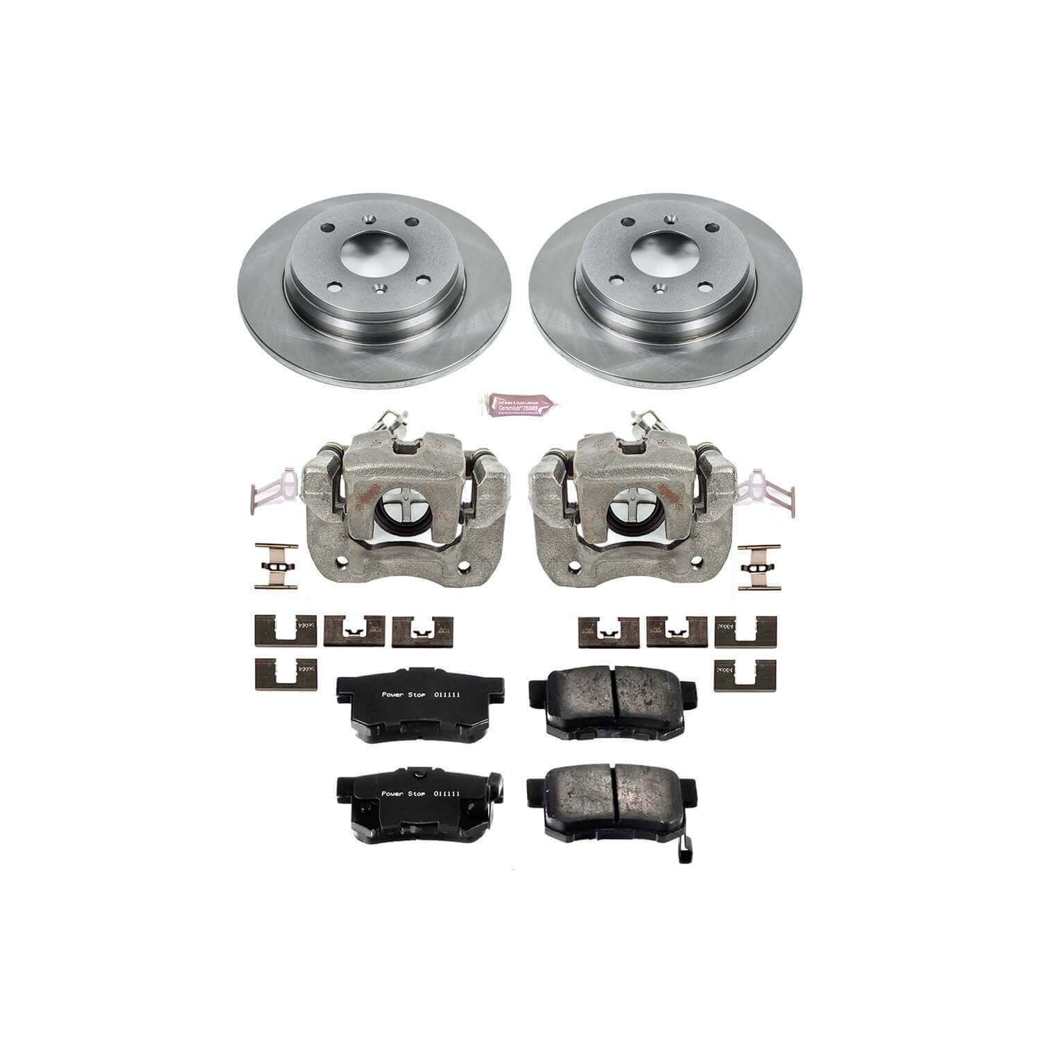 Power Stop KCOE407 Autospecialty 1-Click Daily Driver Rear Brake Kit for 1992-1996 Honda Prelude product image