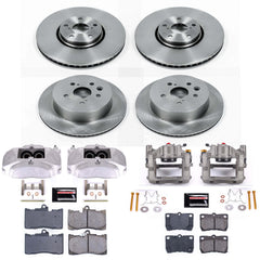 Power Stop KCOE4070 Autospecialty 1-Click OE Replacement Pad And Rotor Kit With Calipers for 2007-2011 Lexus GS350 Rear Wheel Drive product image