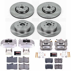 Power Stop KCOE4071 Autospecialty 1-Click OE Replacement Pad And Rotor Kit With Calipers for 2007-2011 Lexus GS350 All Wheel Drive product image