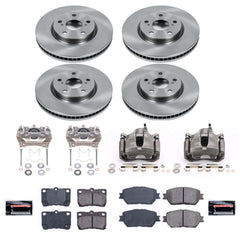 Power Stop KCOE4072 Autospecialty 1-Click OE Replacement Pad And Rotor Kit With Calipers for 2006 Lexus GS300 product image