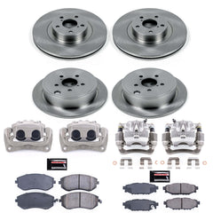 Power Stop KCOE4077A Autospecialty 1-Click OE Replacement Pad And Rotor Kit With Calipers for 2010-2012 Subaru Legacy 2.5I, 2.5I Limited, 2.5I Premium product image