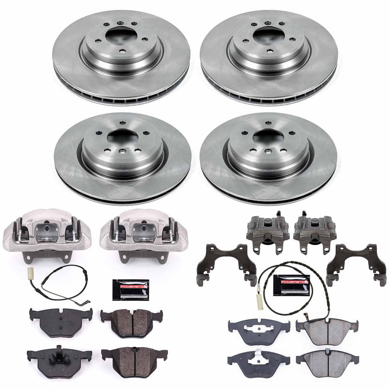 Power Stop KCOE4094 Autospecialty 1-Click Daily Driver Front And Rear Brake Kit for 2009-2010 BMW 335D product image