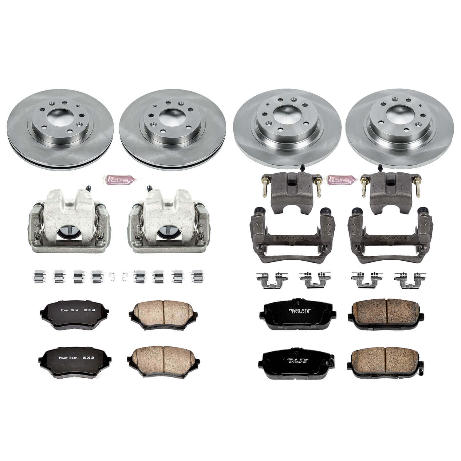 Power Stop KCOE4098 Autospecialty 1-Click Daily Driver Front And Rear Brake Kit for 2006-2015 Mazda Miata / MX-5 product image