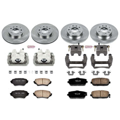 Power Stop KCOE4098 Autospecialty 1-Click Daily Driver Front And Rear Brake Kit for 2006-2015 Mazda Miata / MX-5 product image