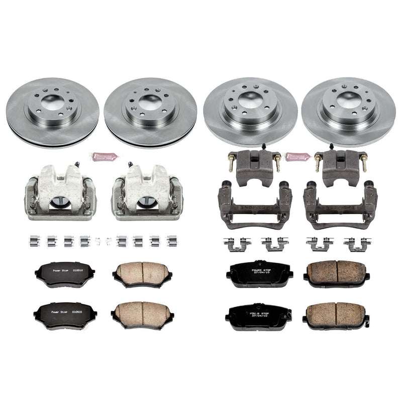 Power Stop KCOE4098 Autospecialty 1-Click Daily Driver Front And Rear Brake Kit for 2006-2015 Mazda Miata / MX-5 product image