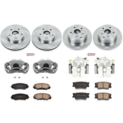 Power Stop KCOE4100A Autospecialty 1-Click Daily Driver Front And Rear Brake Kit for 2011 Toyota RAV4 product image