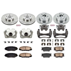Power Stop KCOE4101 Autospecialty 1-Click Daily Driver Front And Rear Brake Kit for 2006-2012 Toyota RAV4 product image