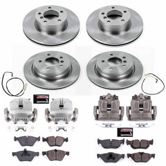 Power Stop KCOE4102 Autospecialty 1-Click OE Replacement Pad And Rotor Kit With Calipers for 2007 BMW 328Xi Sedan (4 Door), Station Wagon product image