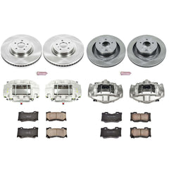 Power Stop KCOE4138A Autospecialty 1-Click Daily Driver Front And Rear Brake Kit for 2008-2010 Infiniti G37 Sport product image