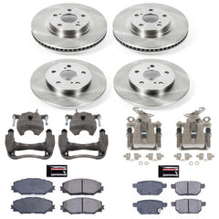 Power Stop KCOE4142 Autospecialty 1-Click OE Replacement Pad And Rotor Kit With Calipers for 2009-2010 Pontiac Vibe Base product image