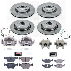 Power Stop KCOE4229 Autospecialty 1-Click Daily Driver Front And Rear Brake Kit for 1995-1999 BMW M3 product image