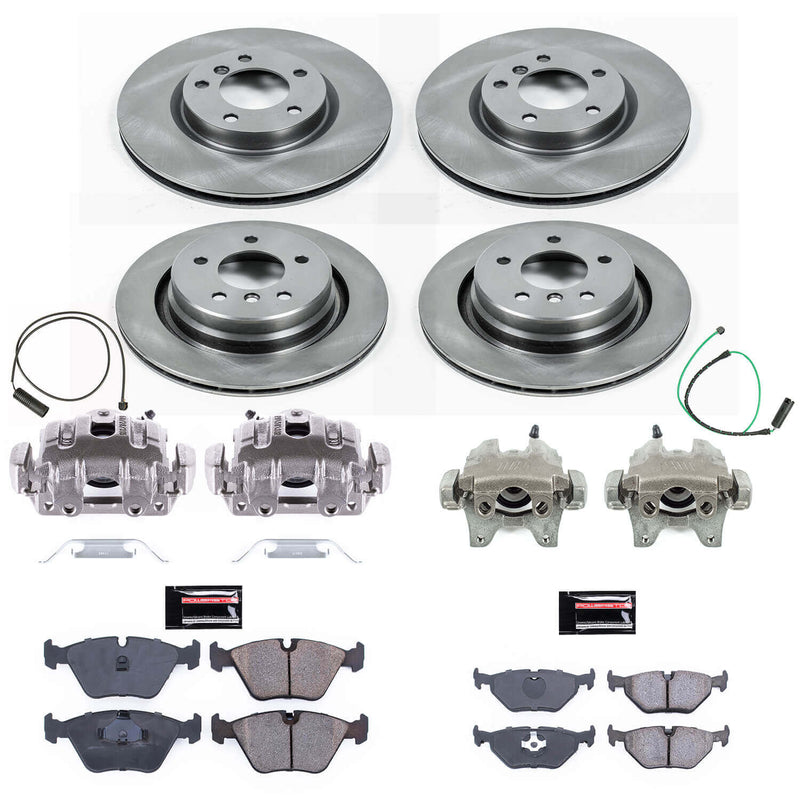 Power Stop KCOE4229 Autospecialty 1-Click Daily Driver Front And Rear Brake Kit for 1995-1999 BMW M3 product image