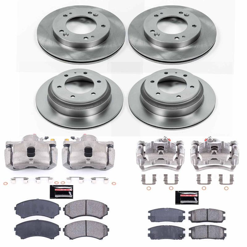 Power Stop KCOE4311 Autospecialty 1-Click OE Replacement Pad And Rotor Kit With Calipers for 2002 Isuzu Axiom 4 Wheel Drive product image