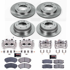 Power Stop KCOE4311A Autospecialty 1-Click OE Replacement Pad And Rotor Kit With Calipers for 2002 Honda Passport Rear Disc product image