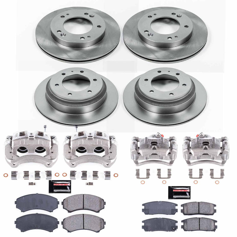 Power Stop KCOE4311A Autospecialty 1-Click OE Replacement Pad And Rotor Kit With Calipers for 2002 Honda Passport Rear Disc product image