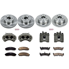 Power Stop KCOE4357 Autospecialty 1-Click Daily Driver Front And Rear Brake Kit for 2001-2002 Ford Explorer Sport 4 Wheel Drive product image