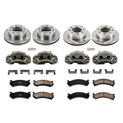 Power Stop KCOE4423 Autospecialty 1-Click Daily Driver Front And Rear Brake Kit for 2004 Chevrolet Silverado 2500 HD product image