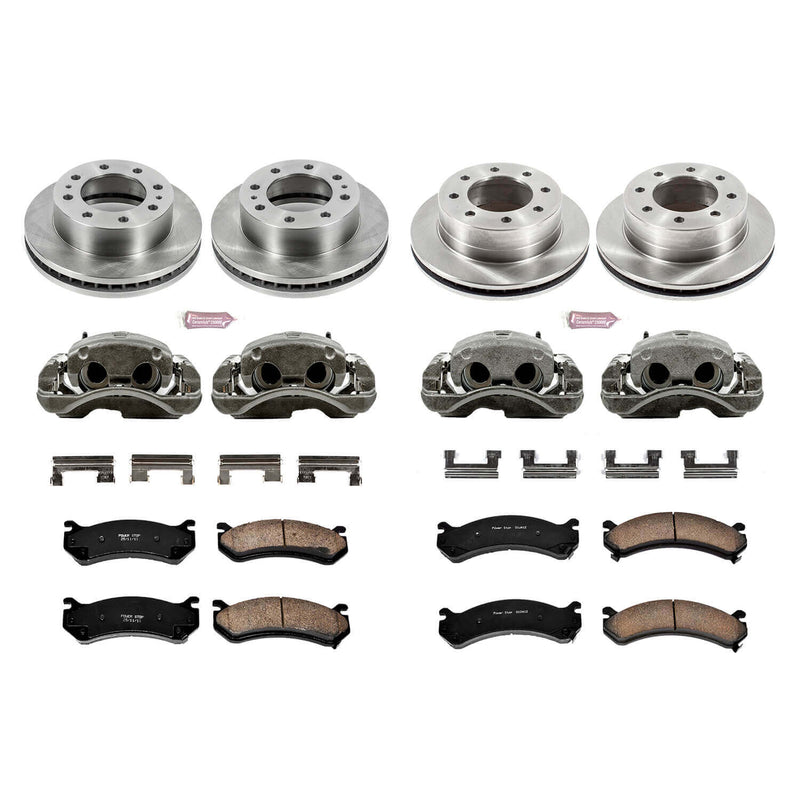 Power Stop KCOE4423 Autospecialty 1-Click Daily Driver Front And Rear Brake Kit for 2004 Chevrolet Silverado 2500 HD product image
