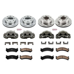 Power Stop KCOE4426 Autospecialty 1-Click Daily Driver Front And Rear Brake Kit for 2003 Chevrolet Silverado 1500 HD product image
