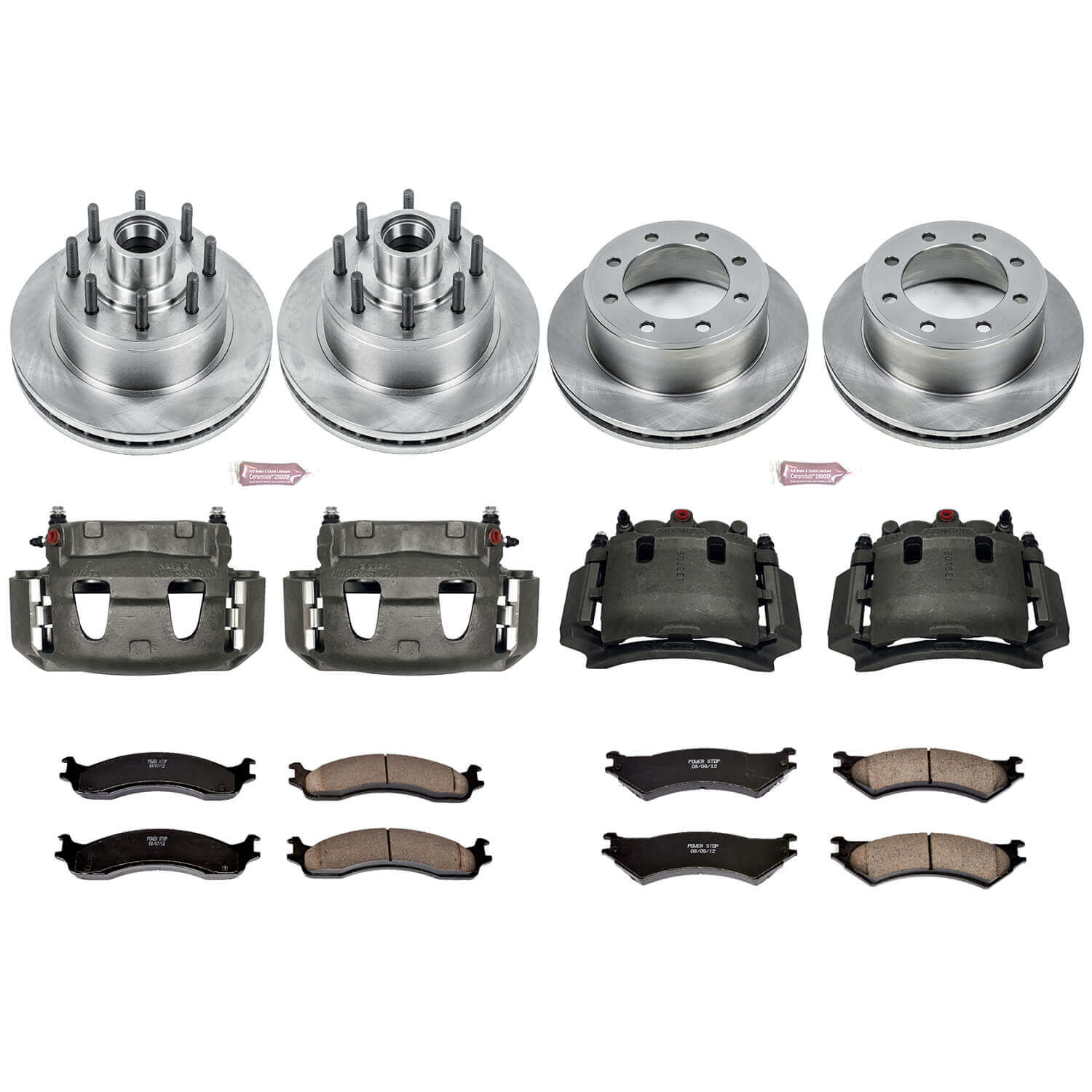 Power Stop KCOE4434 Autospecialty 1-Click Daily Driver Front And Rear Brake Kit for 2007 Ford E-150 product image