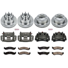 Power Stop KCOE4434 Autospecialty 1-Click Daily Driver Front And Rear Brake Kit for 2007 Ford E-150 product image