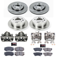 Power Stop KCOE4442 Autospecialty 1-Click OE Replacement Pad And Rotor Kit With Calipers for 2007-2008 Hyundai Elantra product image
