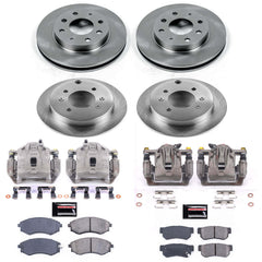Power Stop KCOE4444 Autospecialty 1-Click OE Replacement Front And Rear Brake Kit With Calipers for 1999-2001 Hyundai Sonata Rear Disc product image