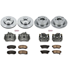Power Stop KCOE4449B Autospecialty 1-Click Daily Driver Front And Rear Brake Kit for 2006-2008 Hyundai Sonata product image