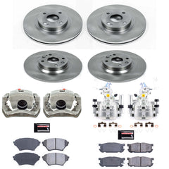 Power Stop KCOE4468 Autospecialty 1-Click Daily Driver Front And Rear Brake Kit for 2001-2005 Mazda Miata / MX-5 product image
