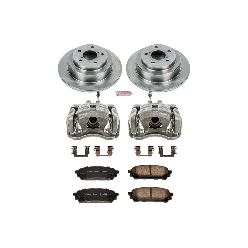 Power Stop KCOE447 Autospecialty 1-Click Daily Driver Rear Brake Kit for 2005-2006 Saab 9-2X product image