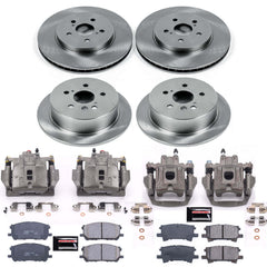 Power Stop KCOE4530 Autospecialty 1-Click OE Replacement Front And Rear Brake Kit With Calipers for 2004-2006 Lexus RX330 product image