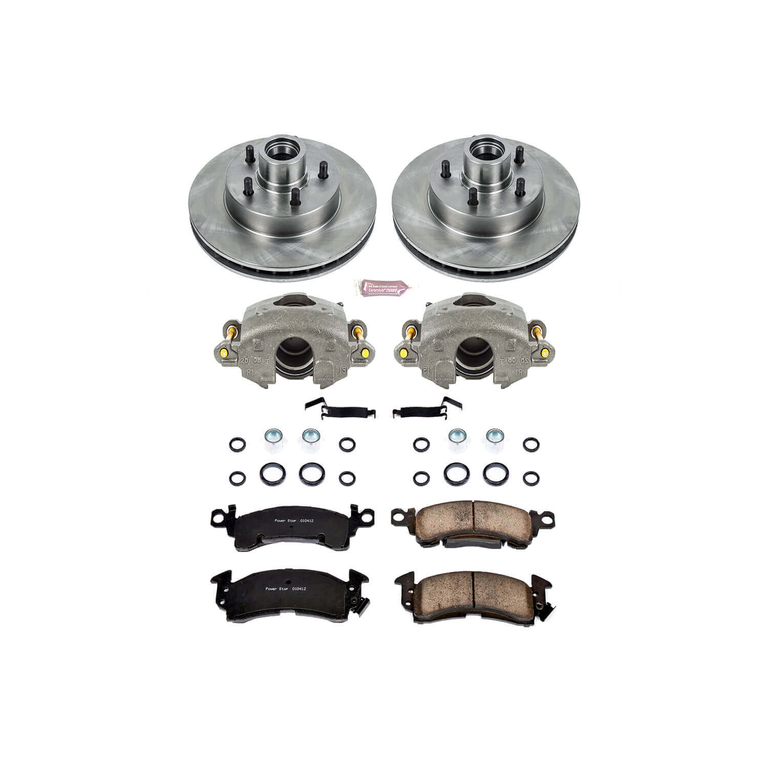 Power Stop KCOE4539 Autospecialty 1-Click Daily Driver Front Brake Kit for 1979-1984 Cadillac Deville product image