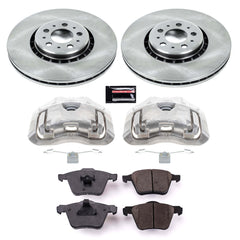 Power Stop KCOE4552 Autospecialty 1-Click OE Replacement Pad And Rotor Kit With Calipers for 2003-2014 Volvo XC90 product image