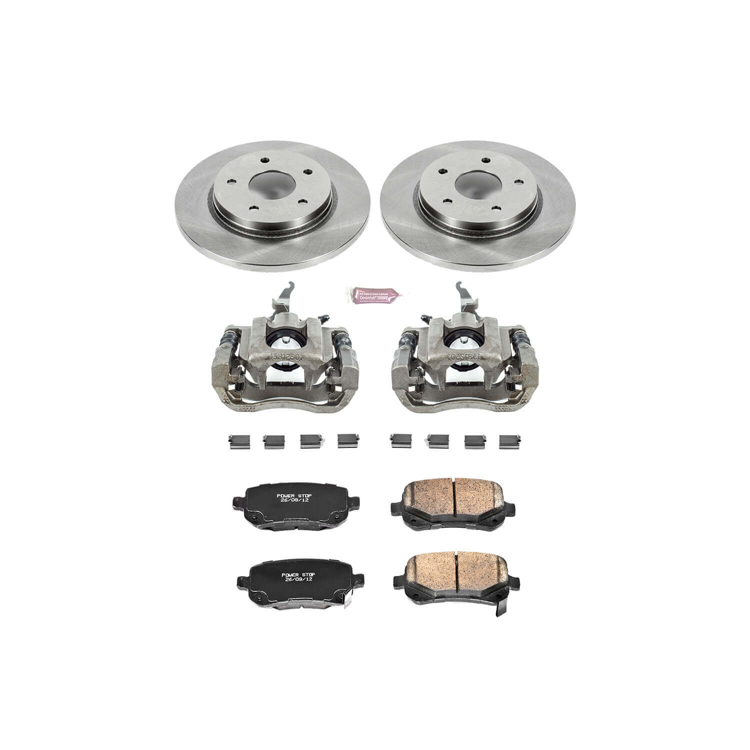Power Stop KCOE4569A Autospecialty 1-Click Daily Driver Rear Brake Kit for 2009-2012 Dodge Journey product image